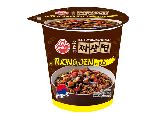 Mì Ly Trộn Tương Đen Jin Vị Bò Ly 65g Otoki ảnh 0
