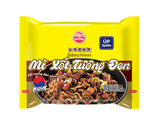 Mì Ăn Liền Xốt Tương Đen Jin 75g Otoki ảnh 0
