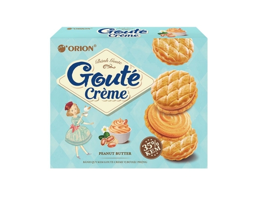 Bánh Creme Vị Đậu Phộng 16P 320g Goute ảnh 0