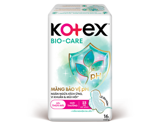 Băng Vệ Sinh Biocare Siêu Mỏng Cánh 23cm 16X16 Kotex ảnh 0