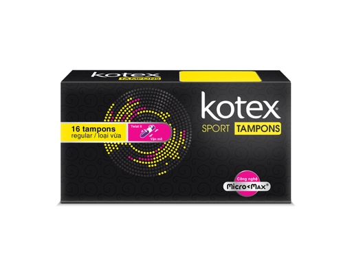 Tampon Loại Thường Regular 16/12 16 Miếng Kotex ảnh 0