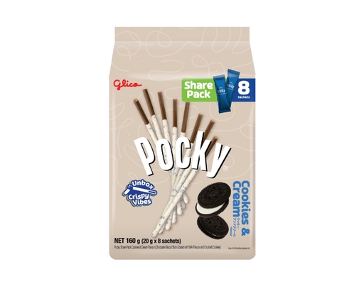 Bánh Que Cookies & Cream Túi 160g Pocky ảnh 0