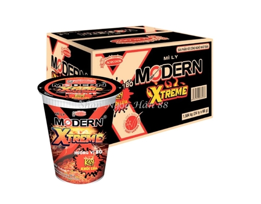 Mì Ly Modern Hương Vị Xtreme Bò 66g ACECOOK ảnh 2