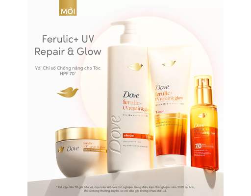 Serum+Oil Ferulic+ Uv Repair & Glow 77ml Dove ảnh 5