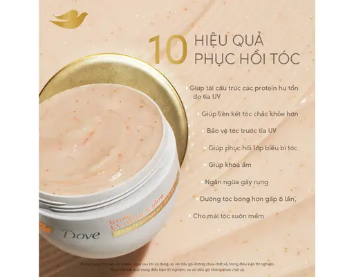 Kem Ủ Ferulic+ Uv Repair & Glow 300ml Dove ảnh 4