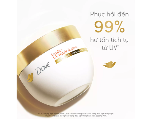 Kem Ủ Ferulic+ Uv Repair & Glow 300ml Dove ảnh 6