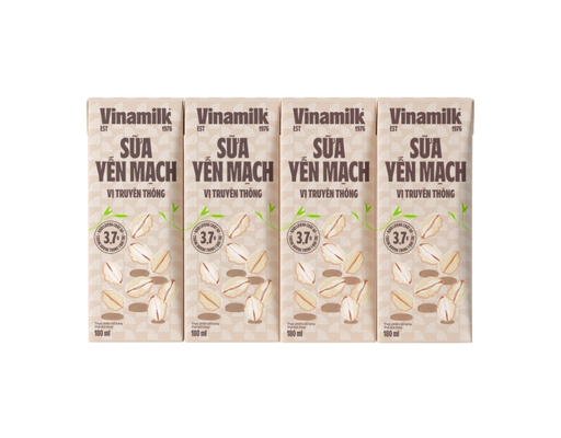 Lốc 4 Hộp Sữa Yến Mạch 180ml Vinamilk ảnh 0