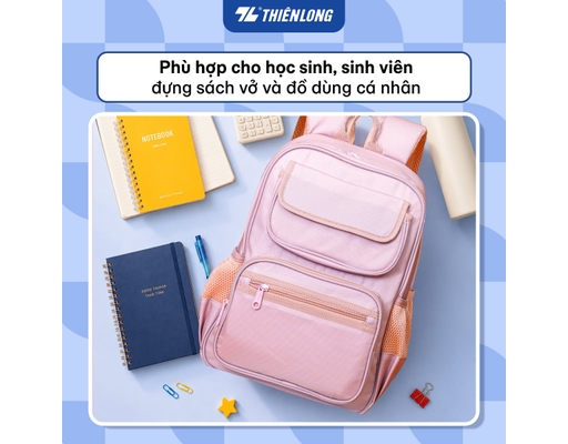 Balo Lite BP-038/P Màu Hồng BTS C2 Thiên Long ảnh 2