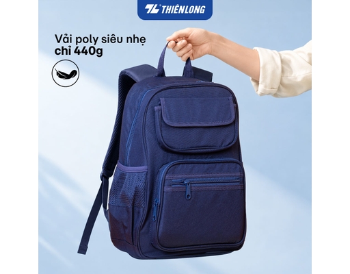 Balo Lite BP-038/N Màu Xanh Dương BTS C2 Thiên Long ảnh 2