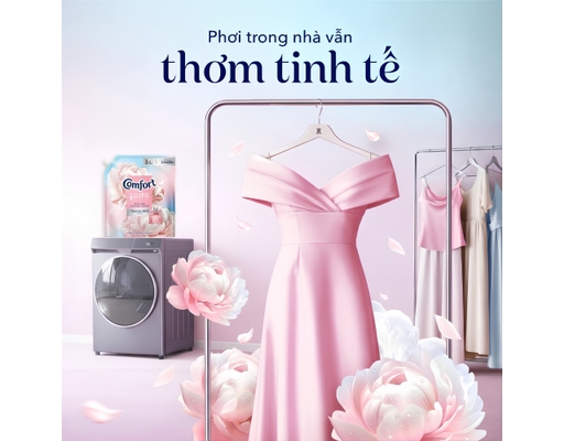 Nước Xả Vải Hoa Trắng Thanh Nhã 3L Comfort ảnh 1