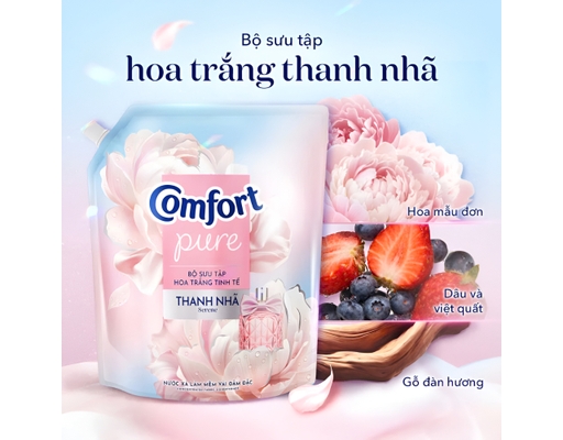 Nước Xả Vải Hoa Trắng Thanh Nhã 3L Comfort ảnh 2