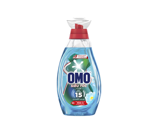 Nước Giặt Siêu Tốc Lưu Hương Tươi Mới Chai 1.2Kg Omo ảnh 0