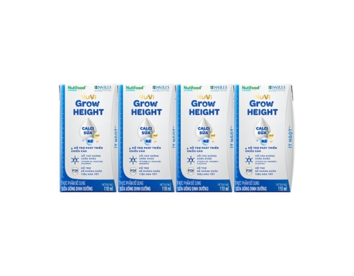 Lốc 4 Hộp Sữa Dinh Dưỡng Pha Sẵn Nuvi Grow 110ml Nuvi Grow ảnh 0