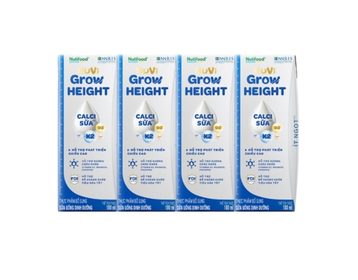Lốc 4 Hộp Sữa Dinh Dưỡng Pha Sẵn Nuvi Grow 180ml Nuvi Grow ảnh 0