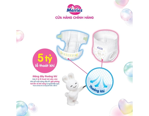 Tã Dán M56 Cho Bé Từ 6 - 11kg 56 Miếng Merries ảnh 3