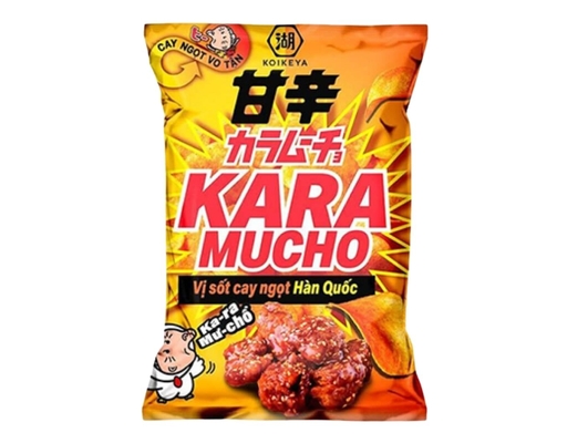 Snack Khoai Tây Vị Sốt Cay Ngọt HQ 112g Karamucho ảnh 0