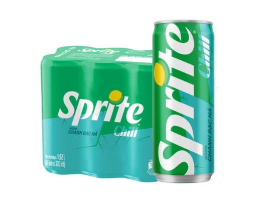 Lốc 6 Nước Giải Khát Hương Chanh Bạc Hà 320ml Sprite ảnh 1