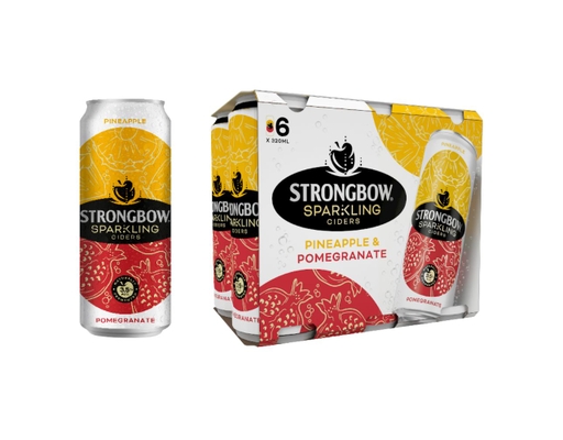 Lốc 6 Lon Nước Trái Cây Lên Men Vị Thơm Lựu 320ml Strongbow ảnh 1