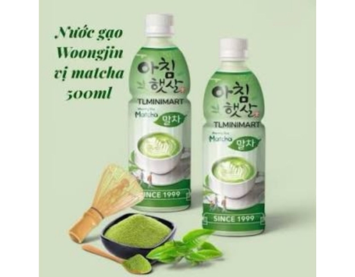 Nước Gạo Buổi Sáng Vị Matcha 500ml Woongjin ảnh 1