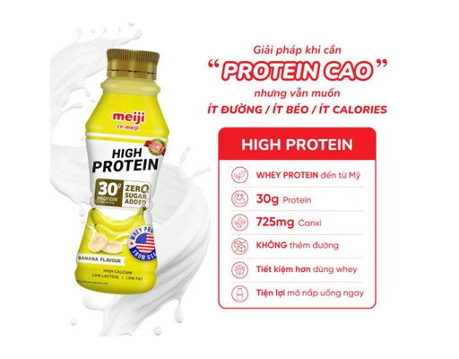 Sữa Whey Đạm Cao Béo Thấp Vị Chuối 350ml Meiji ảnh 2