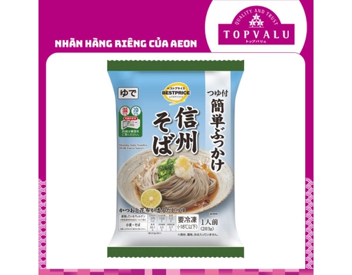 Mì Soba Shinshu (Sốt Tsuyu) 203g TOPVALU ảnh 1