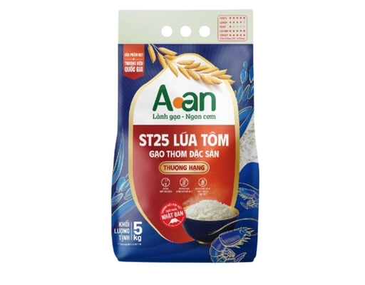 Gạo ST25 Lúa Tôm Thượng Hạng 5Kg A An ảnh 0