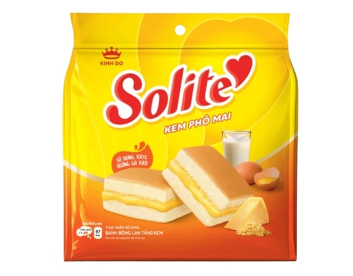 Bánh Bông Lan Tầng Kem Phô Mai 115g Solite ảnh 0