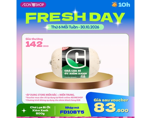 Chả Lụa Bì Ớt Xiêm Xanh 500g Feddy ảnh 0