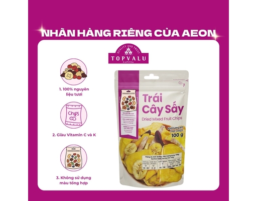 Trái Cây Sấy 100g TOPVALU ảnh 0