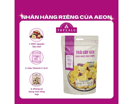 Trái Cây Sấy 500g TOPVALU ảnh 0