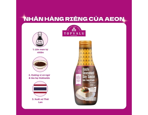 Nước Tương Vị Dashi 200ml TOPVALU ảnh 0