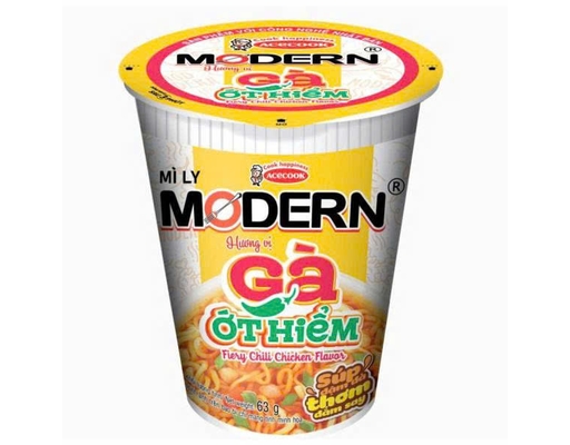 Mì Ly Modern Hương Vị Gà Ớt Hiểm 63g ACECOOK ảnh 0