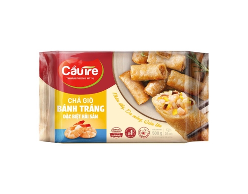 Chả Giò Bánh Tráng Đặc Biệt Hải Sản 500g CJ Cầu Tre ảnh 0