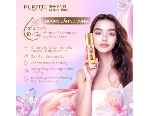 Xịt Thơm Body Mist Hương Nước Hoa Cao Cấp A Kiss Of Dawn 100ml Purite ảnh 3