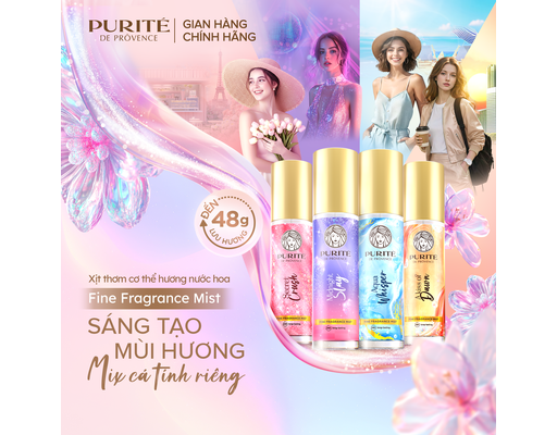 Xịt Thơm Body Mist Hương Nước Hoa Cao Cấp A Kiss Of Dawn 100ml Purite ảnh 4