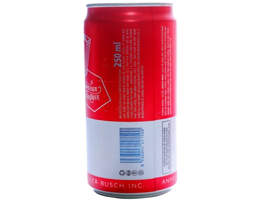 Bia Lon 250ml Budweiser ảnh 1