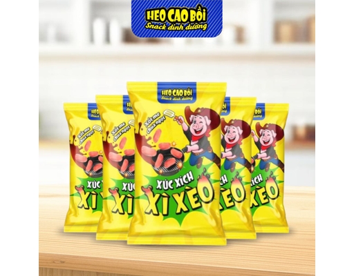 Xúc Xích Tiệt Trùng Xì Xèo Xốt Me Chua Ngọt 30g Heo Cao Bồi ảnh 2