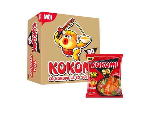 Thùng 30 Gói Mì Kokomi Đại Tôm Chua Cay 90g - 08067586 - MN Kokomi ảnh 0