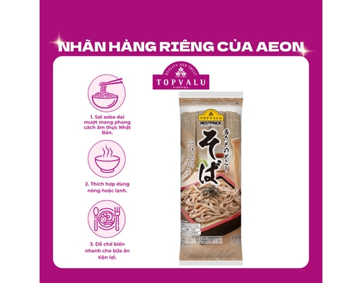 Mì Soba 400g TOPVALU ảnh 0