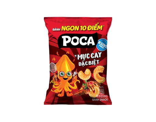 Bánh Snack Vị Mực Cay Đặc Biệt 60g Poca ảnh 0