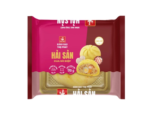 Bánh Bao Hải Sản Cua Sò Điệp 170gx1 Thọ Phát ảnh 0