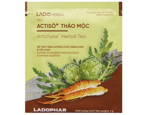 Trà Túi Lọc Lado Actisô Thảo Mộc 200g Ladophar ảnh 3