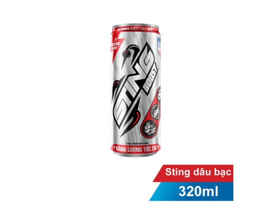 Nước Tăng Lực Dâu Tây Đỏ Ít Đường 320ml Sting ảnh 0