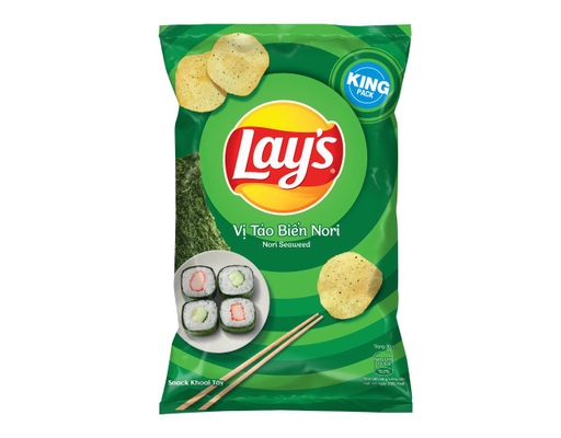 Snack Khoai Tây Vị Tảo Biển Nori 50g Lay's ảnh 0