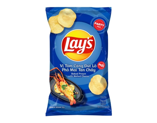Snack Tôm Càng Đút Lò Phô Mai 90g Lay's ảnh 0