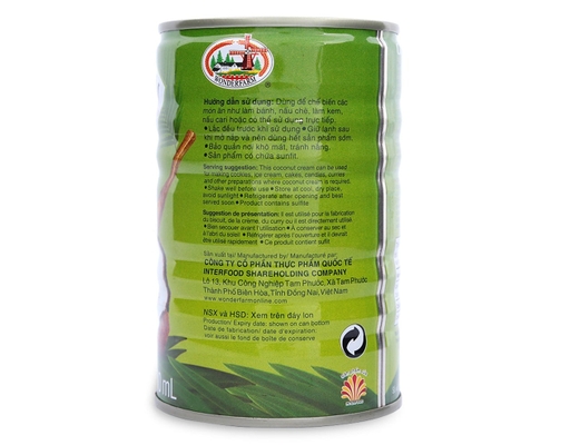 Nước Cốt Dừa 400ml WonderFarm ảnh 1