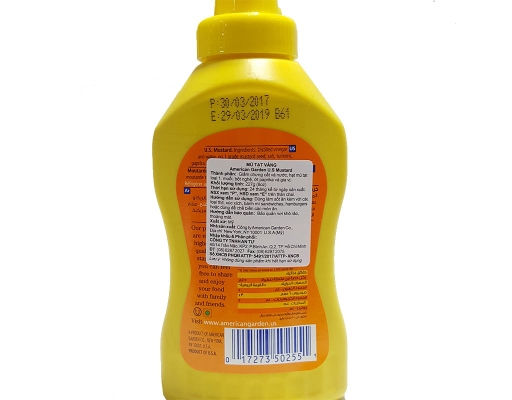 Mù Tạt Vàng 227g American Garden ảnh 2