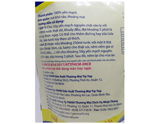 Ngũ Cốc Yến Mạch 350g Oatmeal ảnh 3