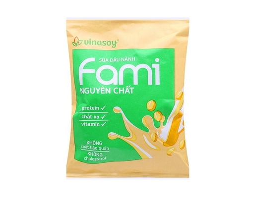 Sữa Đậu Nành Fami Nguyên Chất Bịch 200ml Fami ảnh 0