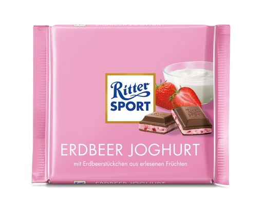 Socola Vị Sữa Chua Dâu 100g Ritter Sport ảnh 0